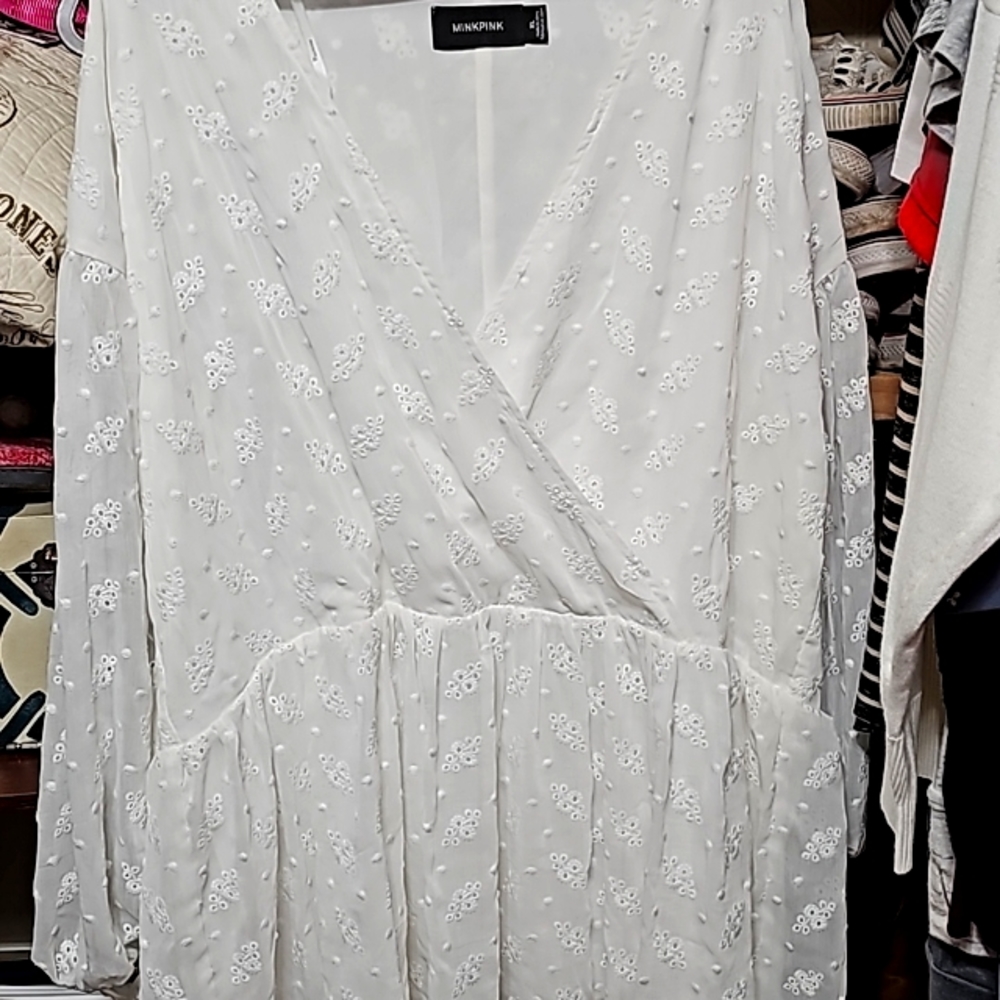 New w/ tags White mini dress